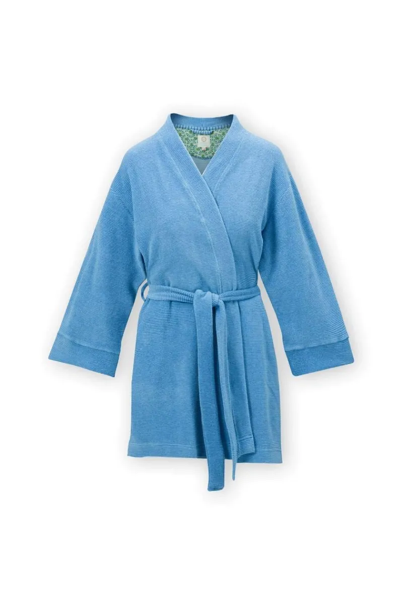 Pip Studio Kimonos|Bademäntel|Kimono Petite Sumo Stripe Blau