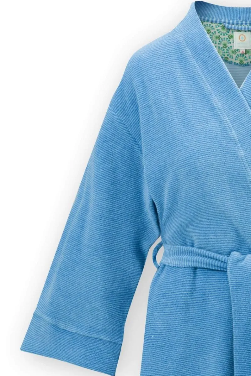 Pip Studio Kimonos|Bademäntel|Kimono Petite Sumo Stripe Blau