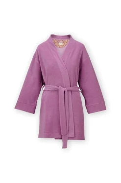 Pip Studio Kimonos|Bademäntel|Kimono Petite Sumo Stripe Lila Violett
