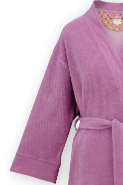 Pip Studio Kimonos|Bademäntel|Kimono Petite Sumo Stripe Lila Violett