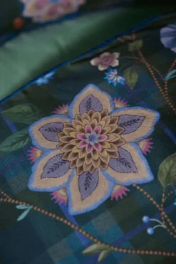 Pip Studio Kissenbezüge|Kissenbezug Flores Felices Dunkelblau