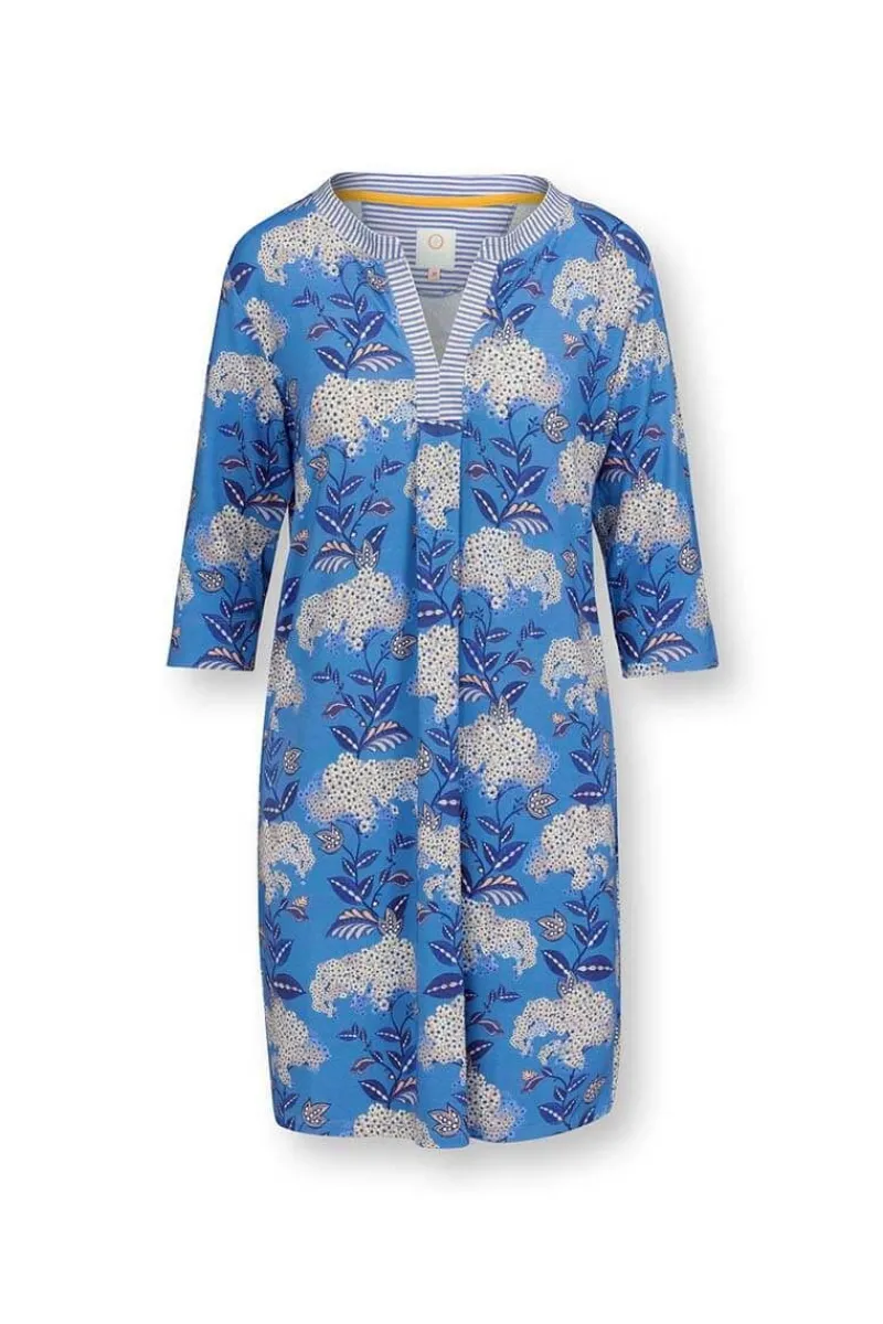 Pip Studio Kleider|Kleid Flora Firenze Kobaltblau