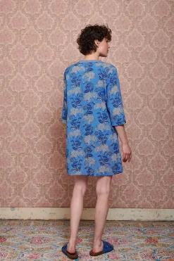 Pip Studio Kleider|Kleid Flora Firenze Kobaltblau