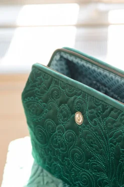 Pip Studio Kosmetiktasche|Kosmetiktasche Extra Gross Quiltey Days Grün