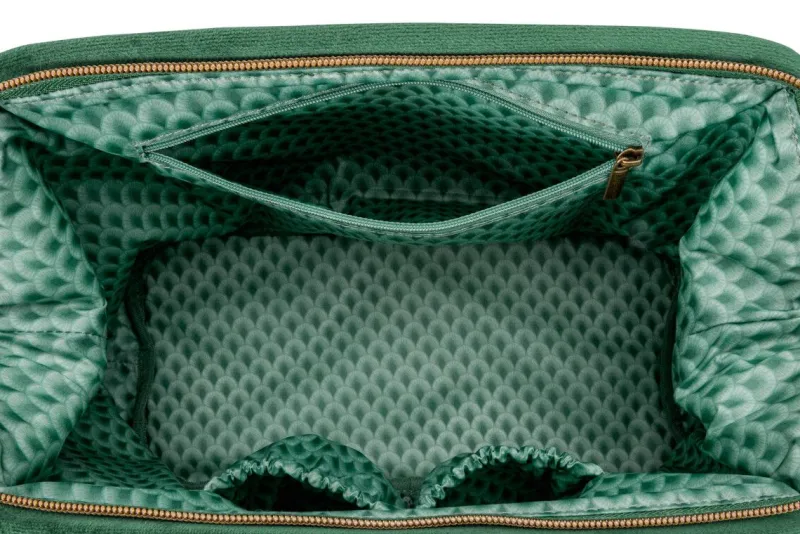 Pip Studio Kosmetiktasche|Kosmetiktasche Extra Gross Quiltey Days Grün