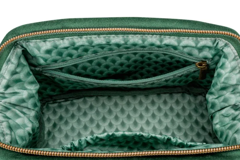 Pip Studio Kosmetiktasche|Kosmetiktasche Klein Quiltey Days Grün