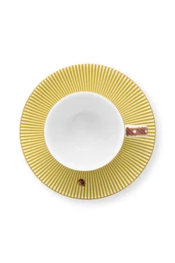 Pip Studio Espresso Tasse|Tasse & Untertasse|La Majorelle Espresso Tasse & Untertasse Gelb