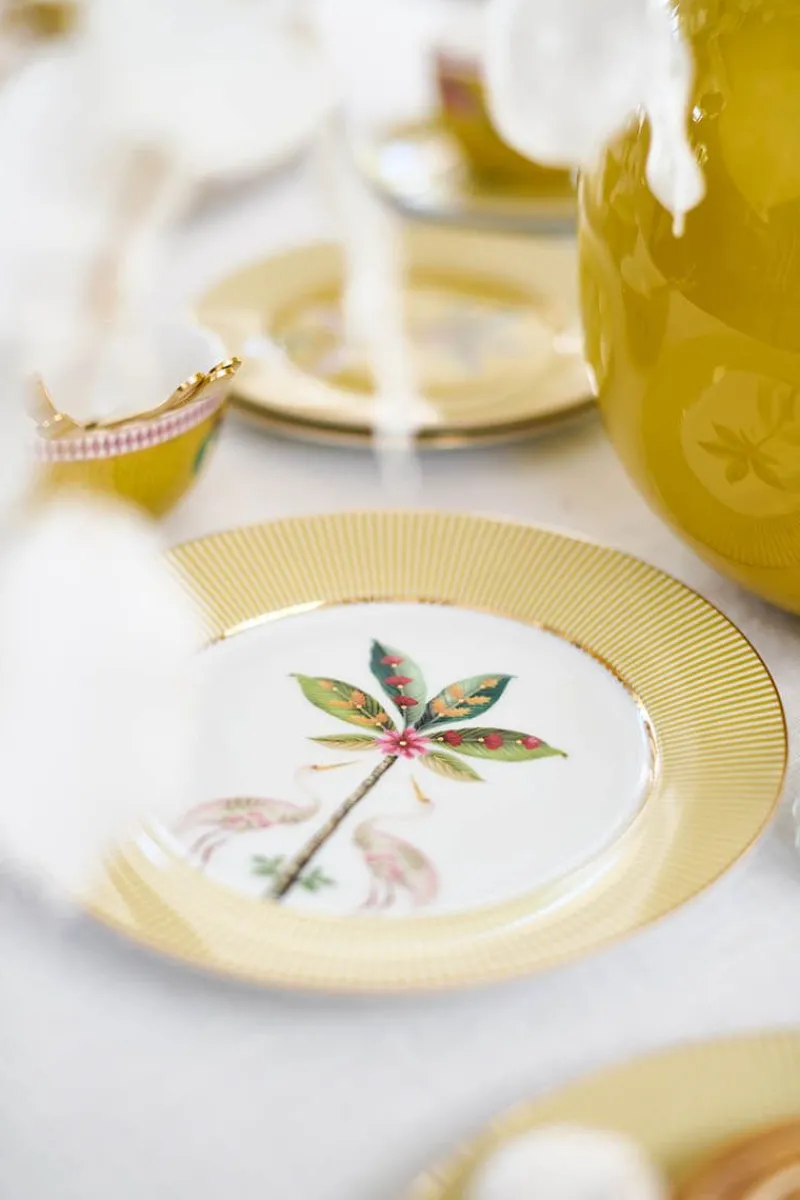 Pip Studio Frühstücksteller|La Majorelle Frühstücksteller 21cm Gelb