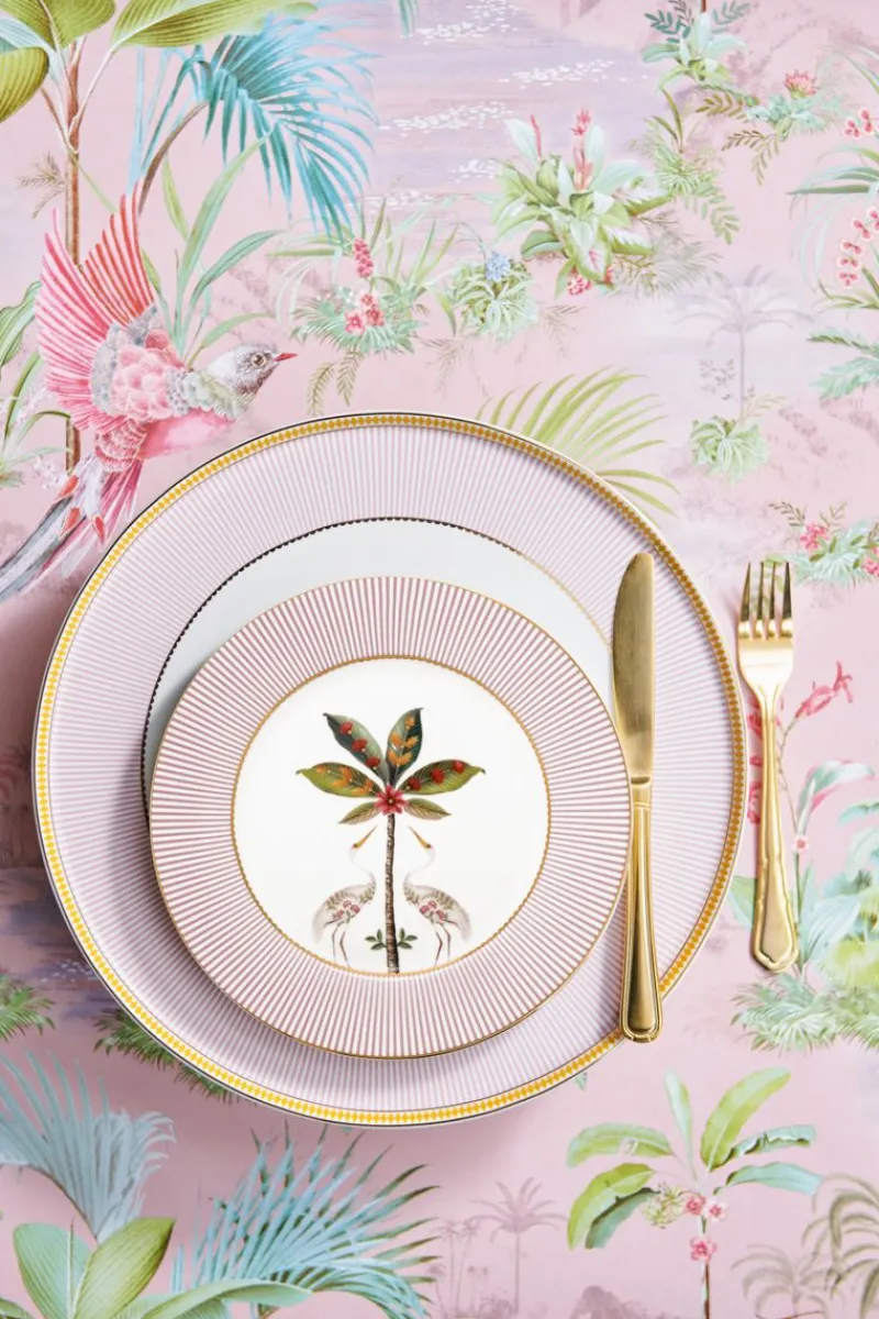 Pip Studio Frühstücksteller|La Majorelle Frühstücksteller 21 cm Rosa