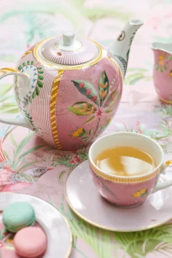 Pip Studio Porzellan Sets|Cappuccino Tasse|La Majorelle Set/2 Cappuccino Tassen & Undertassen Rosa