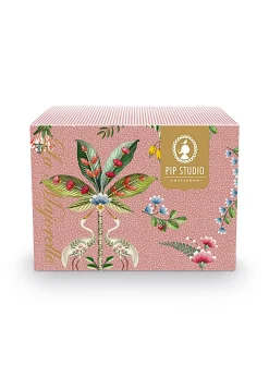 Pip Studio Porzellan Sets|Cappuccino Tasse|La Majorelle Set/2 Cappuccino Tassen & Undertassen Rosa