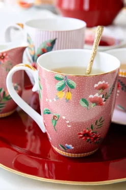Pip Studio Teetassen|La Majorelle Tasse Gross Rosa