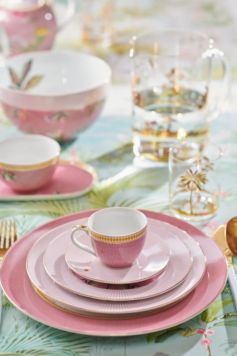 Pip Studio Wasserglas|La Majorelle Wasserglas Rosa