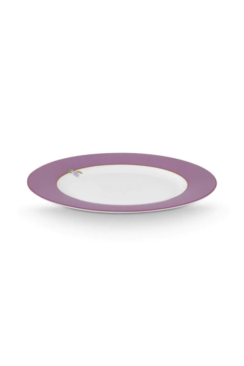 Pip Studio Frühstücksteller|Lily & Lotus Frühstücksteller Lila 21cm Violett
