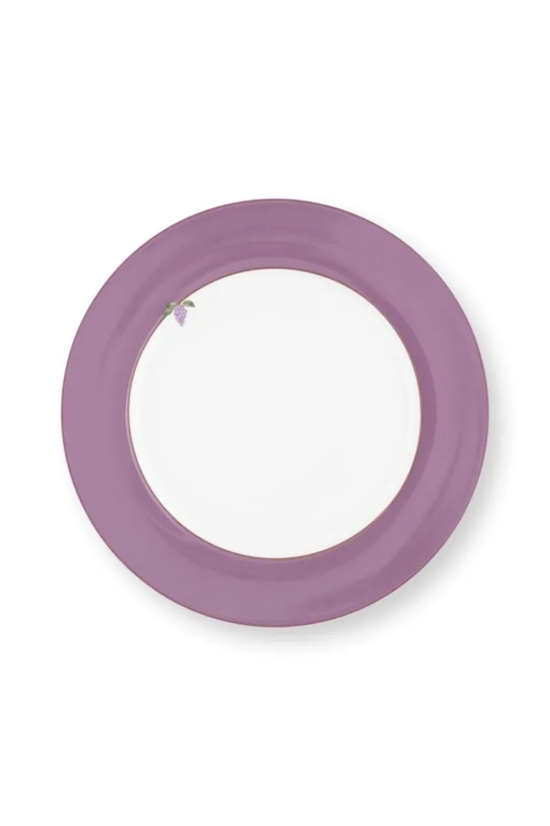 Pip Studio Frühstücksteller|Lily & Lotus Frühstücksteller Lila 23cm Violett