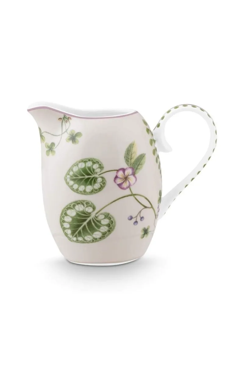 Pip Studio Milchkännchen|Lily & Lotus Kanne Klein Lila Weiß