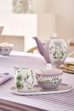 Pip Studio Milchkännchen|Lily & Lotus Kanne Klein Lila Weiß