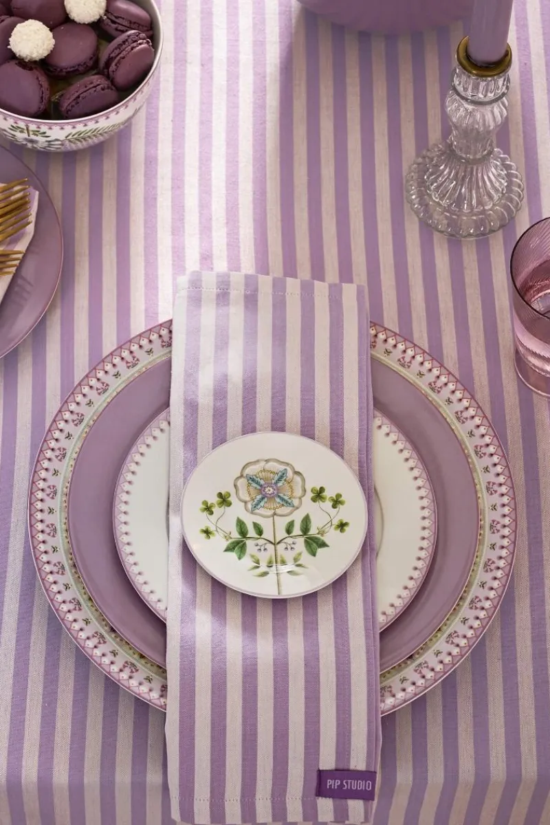 Pip Studio Gebäckteller|Lily & Lotus Petit Four Lila 12cm Weiß