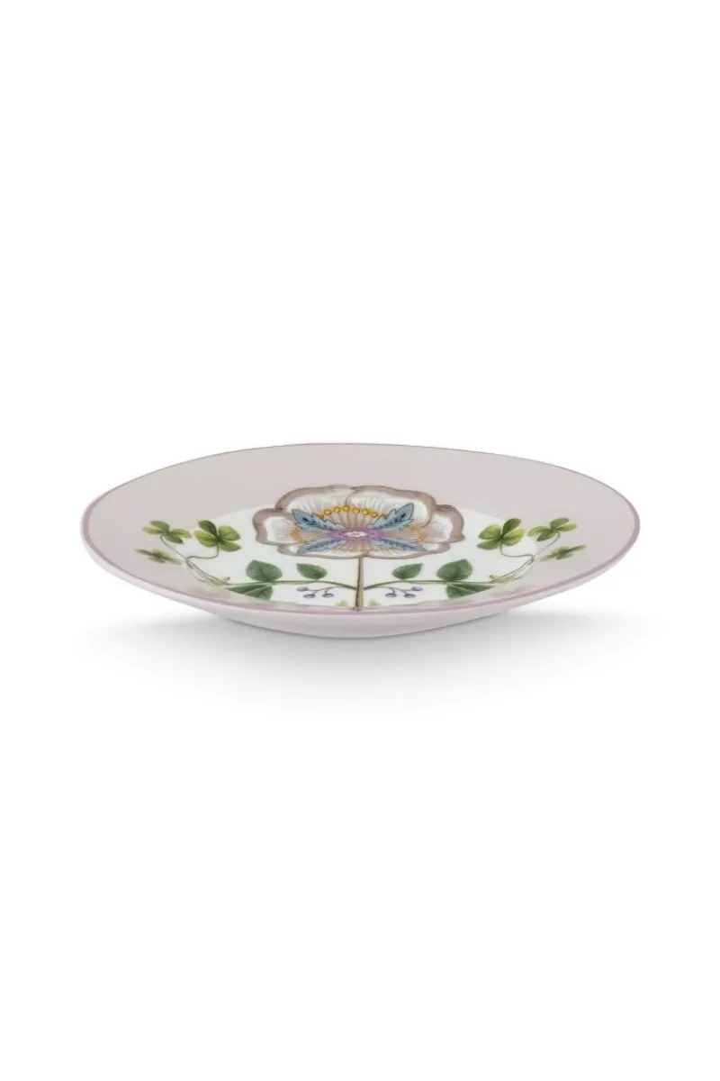 Pip Studio Gebäckteller|Lily & Lotus Petit Four Lila 12cm Weiß
