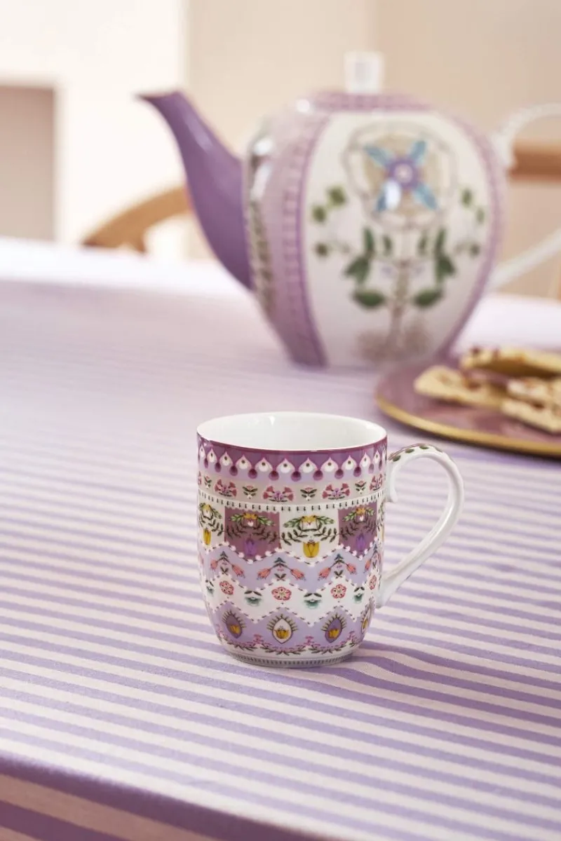 Pip Studio Porzellan Sets|Kaffeetassen|Lily & Lotus Set/2 Tassen Klein Lila 145ml Violett