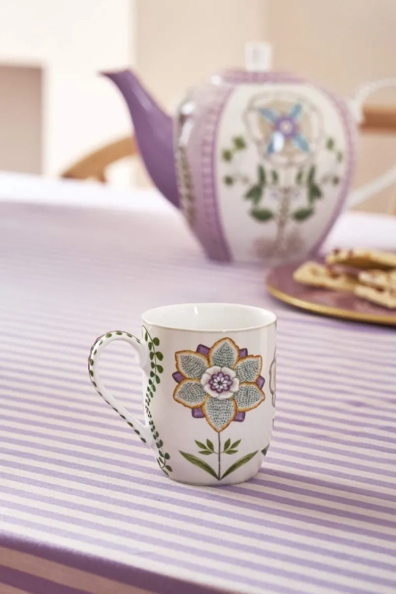 Pip Studio Porzellan Sets|Kaffeetassen|Lily & Lotus Set/2 Tassen Klein Lila 145ml Violett