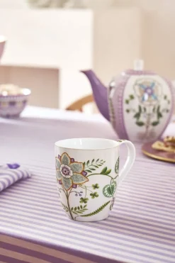 Pip Studio Porzellan Sets|Teetassen|Lily & Lotus Set/2 Tassen XL Lila 450ml Violett