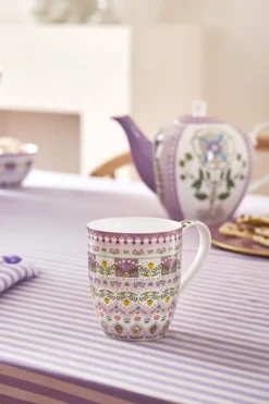 Pip Studio Porzellan Sets|Teetassen|Lily & Lotus Set/2 Tassen XL Lila 450ml Violett