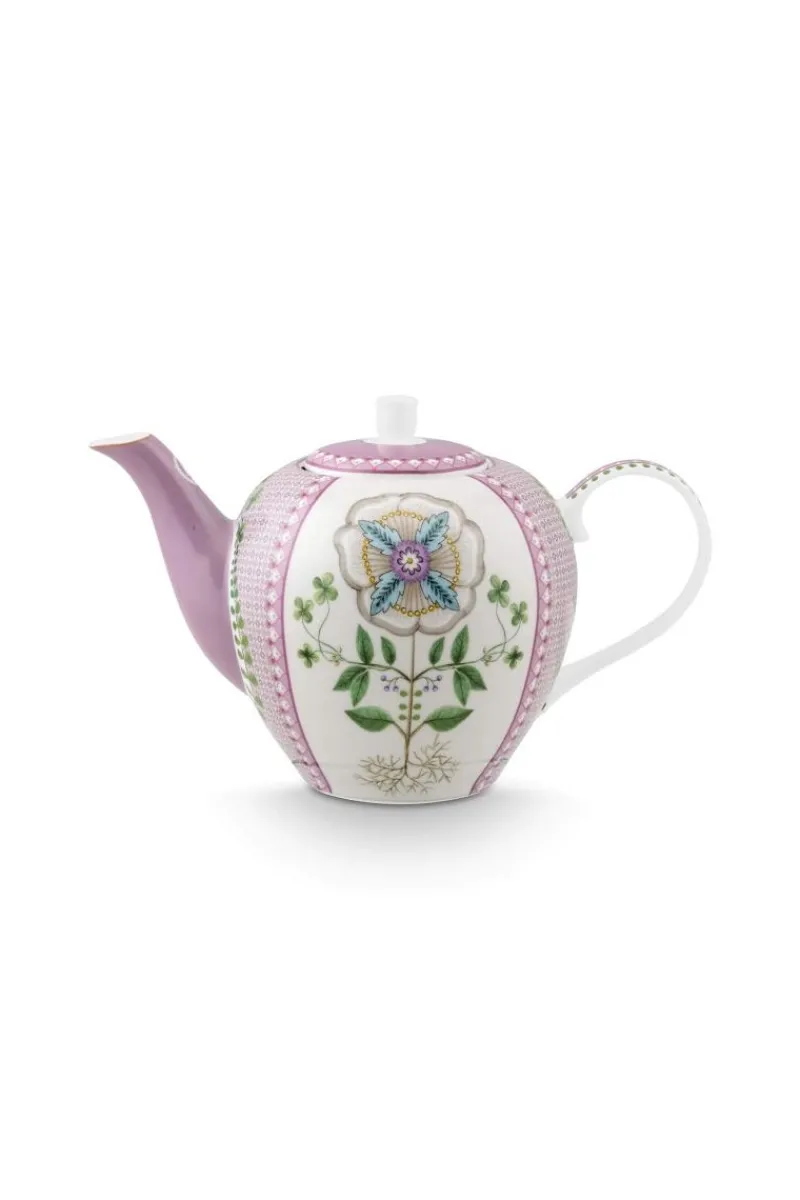 Pip Studio Teekannen|Lily & Lotus Teekanne Gross Lila Violett