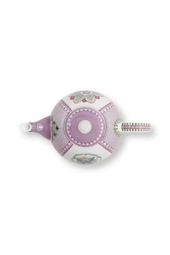 Pip Studio Teekannen|Lily & Lotus Teekanne Gross Lila Violett