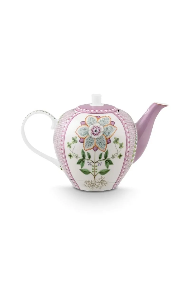 Pip Studio Teekannen|Lily & Lotus Teekanne Gross Lila Violett