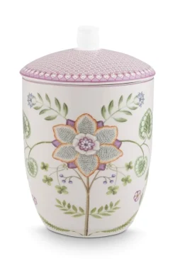 Pip Studio Vorratsdosen|Lily & Lotus Vorratsdose Lila Weiß