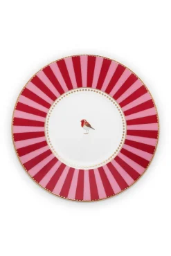 Pip Studio Tasse & Untertasse|Love Birds Cappuccino Tasse & Untertasse Rot/ Rosa