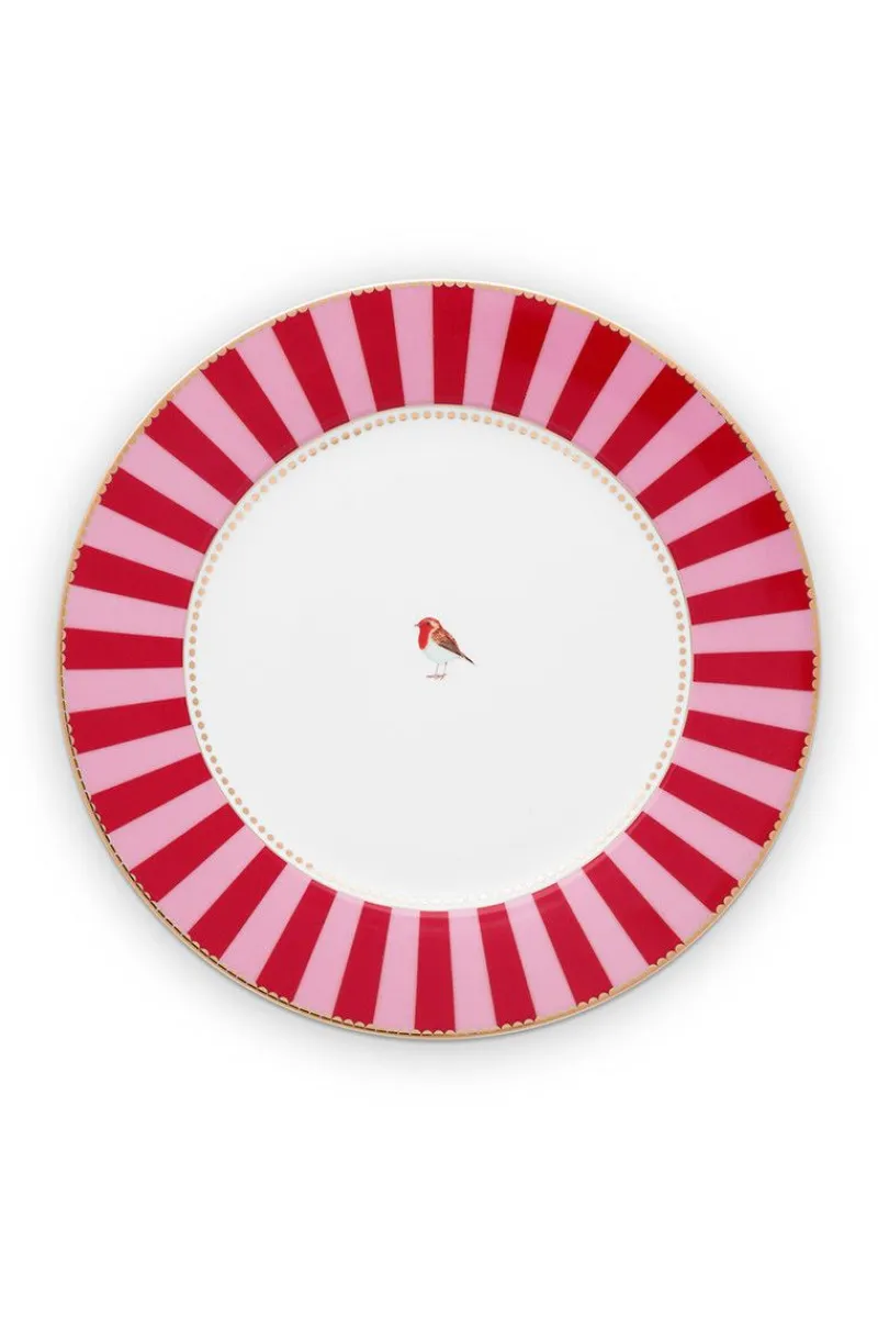 Pip Studio Essteller|Love Birds Essteller Rot/ 26,5 cm Rosa