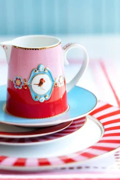 Pip Studio Gebäckteller|Love Birds Gebäckteller 17 cm Rot
