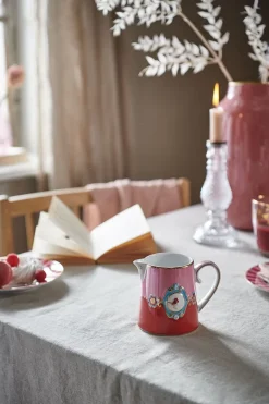 Pip Studio Milchkännchen|Love Birds Kanne Klein Rot/Rosa
