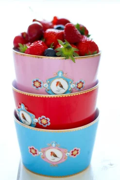 Pip Studio Schalen|Love Birds Schale 15 cm Rot