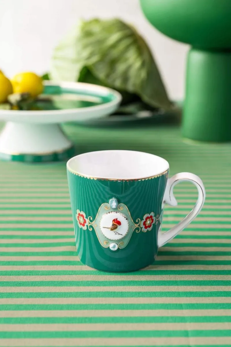 Pip Studio Teetassen|Love Birds Tasse Gross Grün