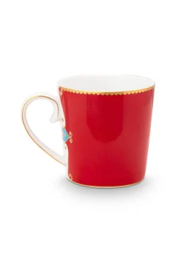 Pip Studio Teetassen|Kaffeetassen|Love Birds Tasse Gross Rot