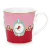 Pip Studio Teetassen|Kaffeetassen|Love Birds Tasse Gross Rot/Rosa
