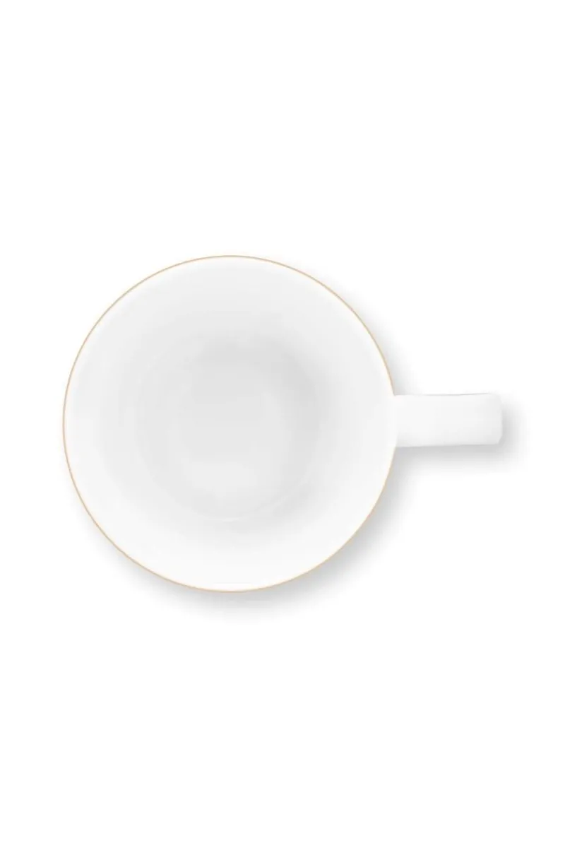 Pip Studio Teetassen|Love Birds Tasse Gross Streifen Grün