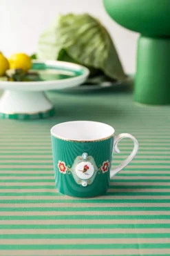 Pip Studio Kaffeetassen|Love Birds Tasse Klein Grün