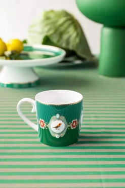 Pip Studio Kaffeetassen|Love Birds Tasse Klein Grün