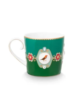 Pip Studio Kaffeetassen|Love Birds Tasse Klein Grün