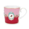 Pip Studio Kaffeetassen|Love Birds Tasse Klein Rot/Rosa