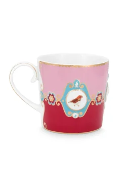 Pip Studio Kaffeetassen|Love Birds Tasse Klein Rot/Rosa