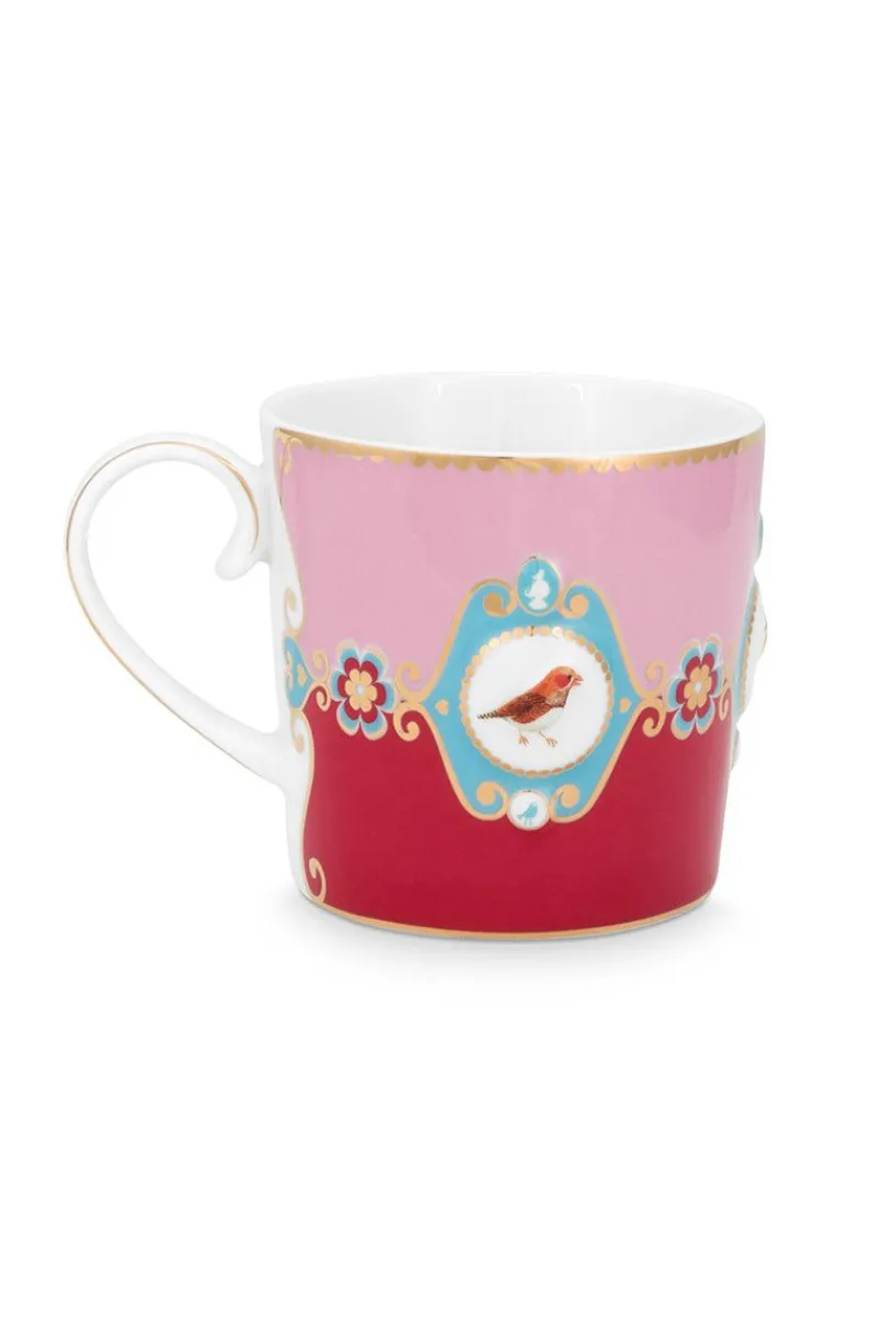 Pip Studio Kaffeetassen|Love Birds Tasse Klein Rot/Rosa