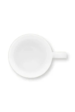 Pip Studio Kaffeetassen|Love Birds Tasse Klein Streifen Grün