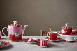 Pip Studio Teekannen|Love Birds Teekanne Medium Rot/Rosa