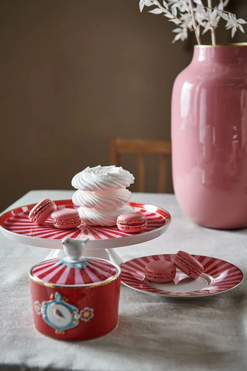 Pip Studio Zuckerdose|Love Birds Zuckerdose Rot/Rosa