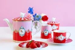 Pip Studio Zuckerdose|Love Birds Zuckerdose Rot/Rosa